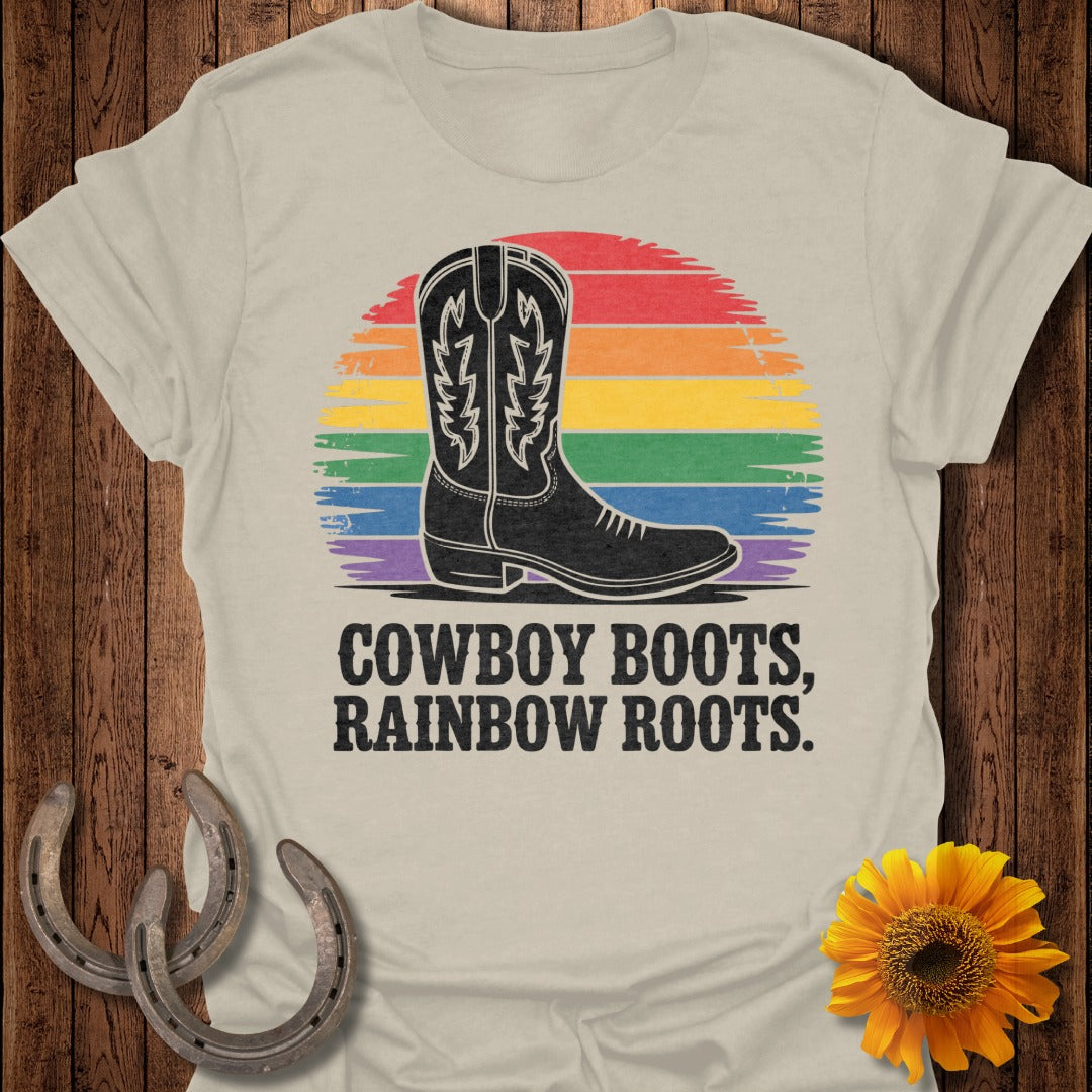 Rainbow Boots Horse T-Shirt