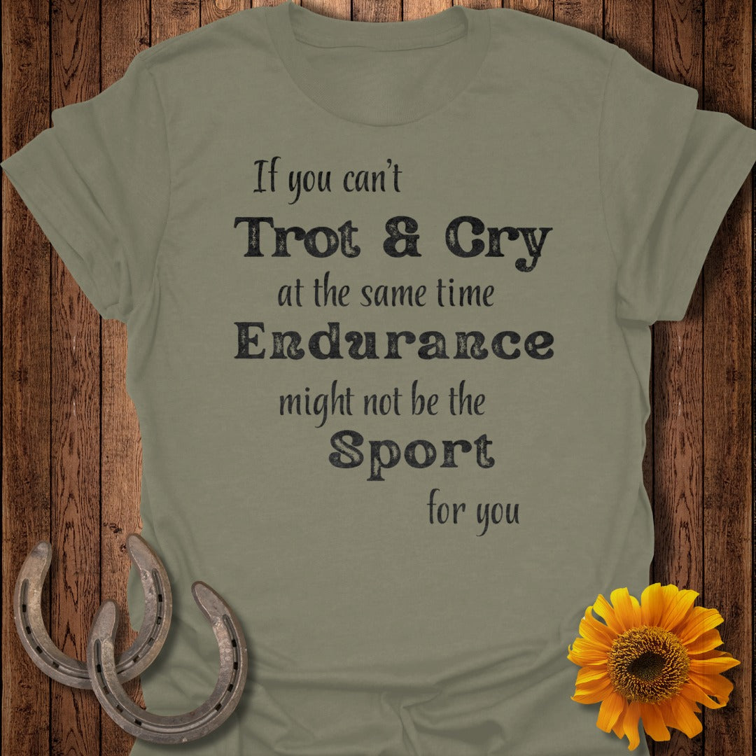 Trot and Cry Endurance Rider Softstyle T-Shirt