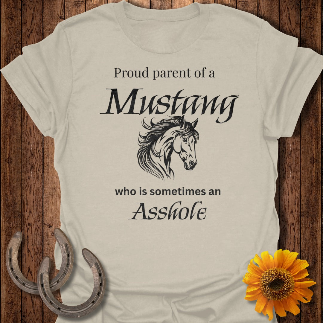 Proud Mom to a Mustang Unisex Softstyle T-Shirt