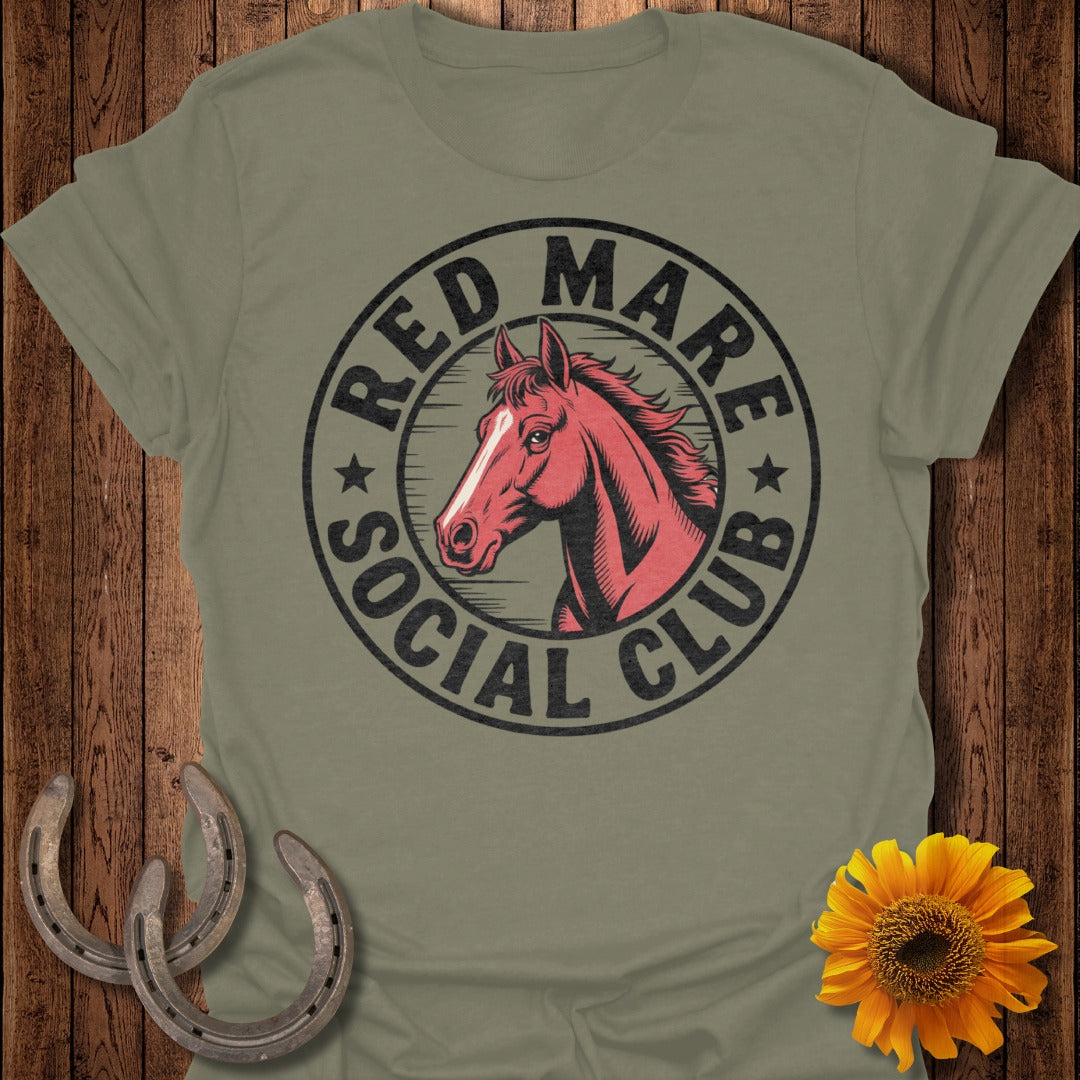 Red Mare Social Club Horse T-Shirt