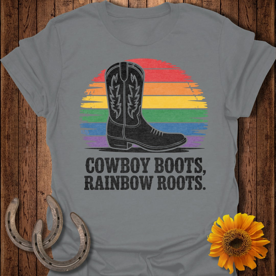 Rainbow Boots Horse T-Shirt