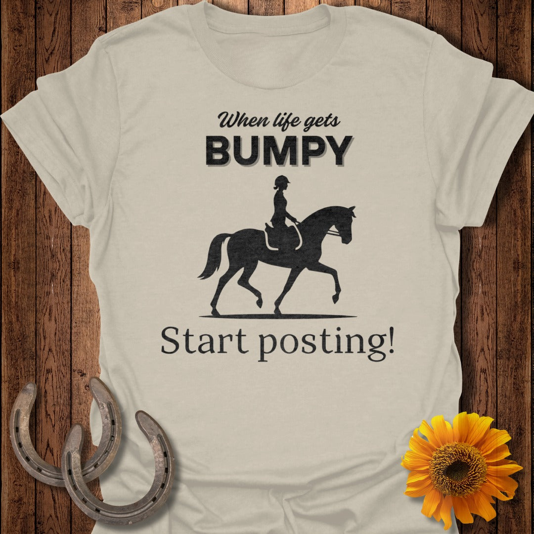 Start Posting - English Rider Horse T-Shirt
