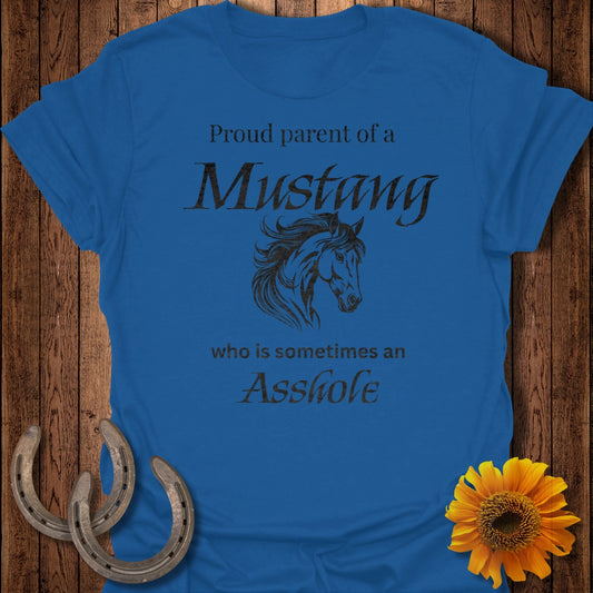 Proud Mom to a Mustang Unisex Softstyle T-Shirt