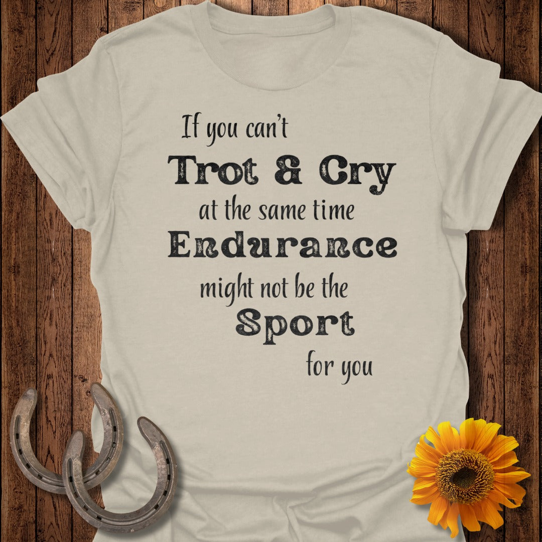 Trot and Cry Endurance Rider Softstyle T-Shirt