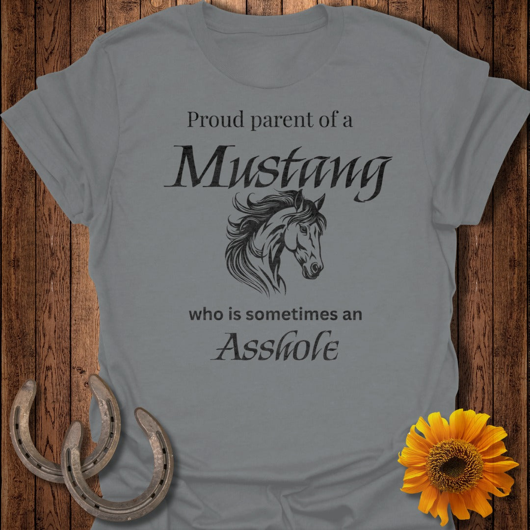 Proud Mom to a Mustang Unisex Softstyle T-Shirt