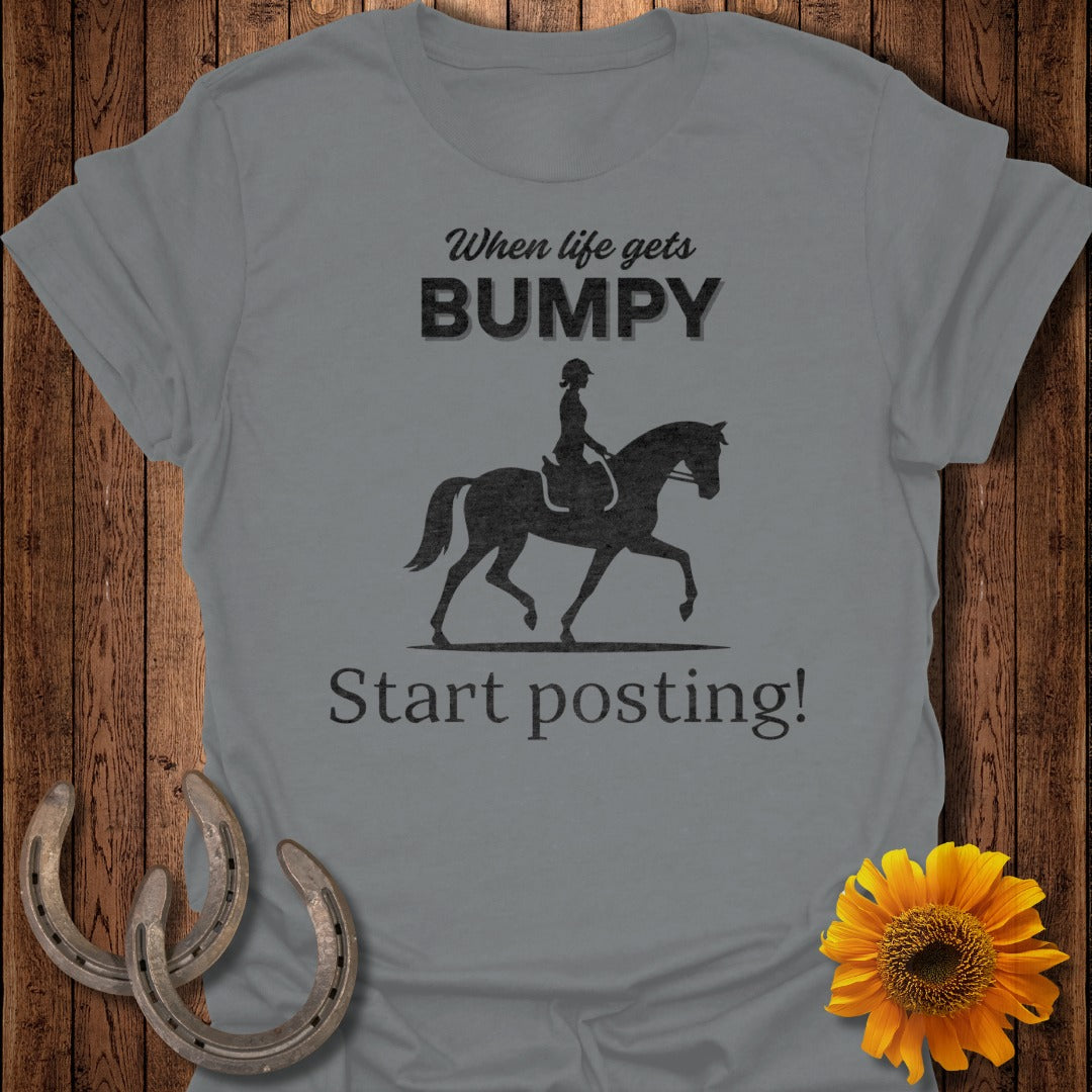 Start Posting - English Rider Horse T-Shirt