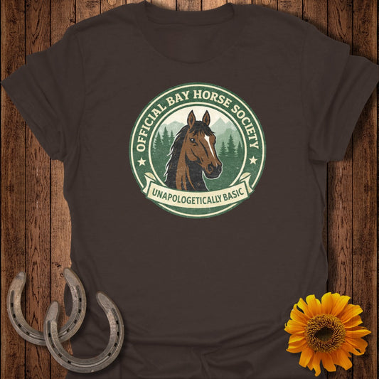 Official Bay Horse Society T-Shirt |