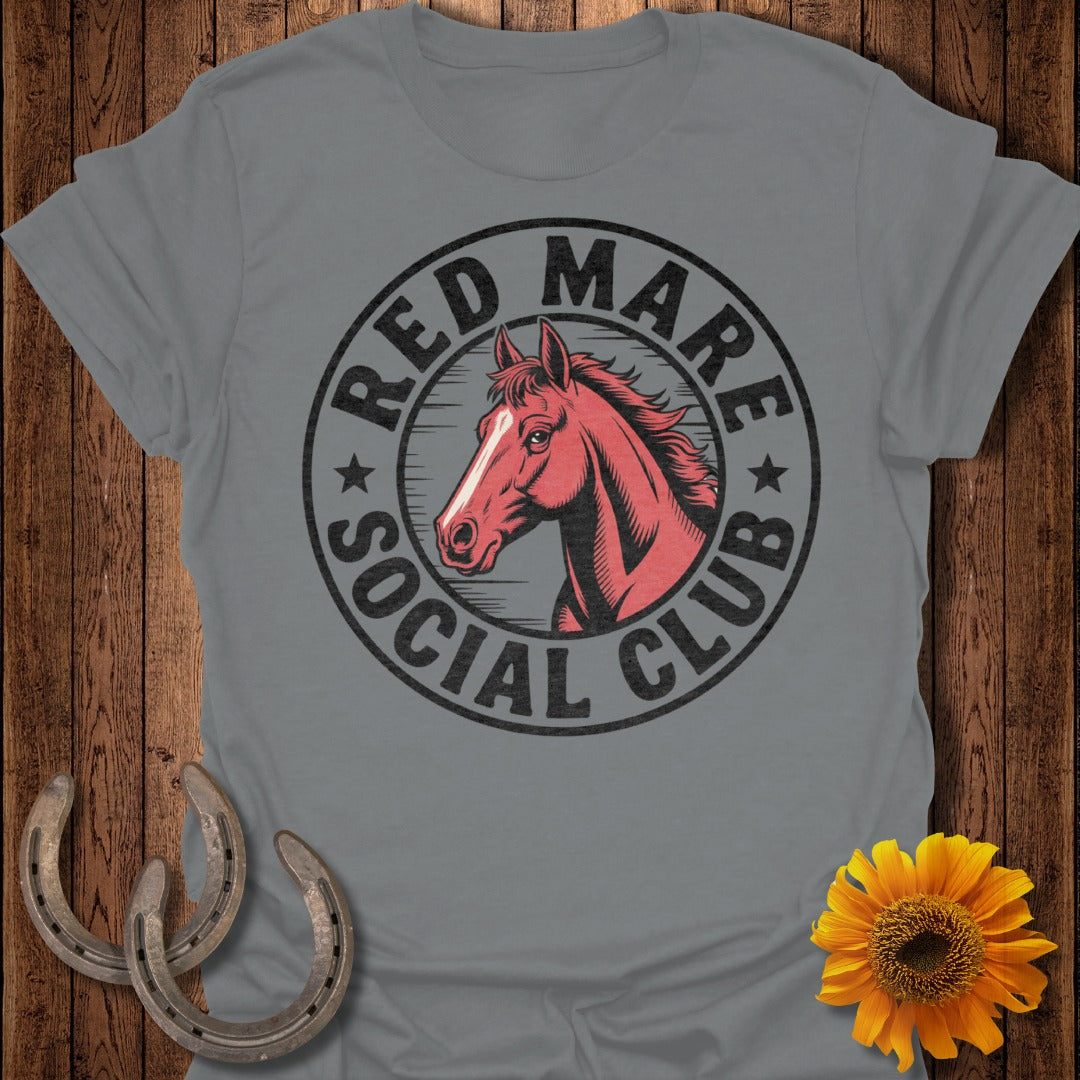 Red Mare Social Club Horse T-Shirt