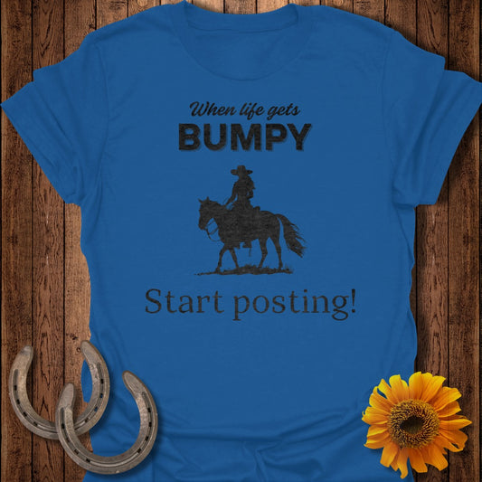 Start Posting - Western Horse T-Shirt
