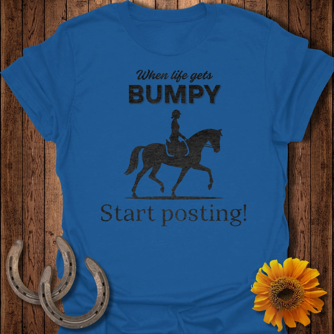 Start Posting - English Rider Horse T-Shirt