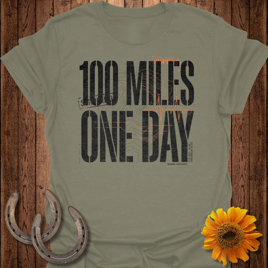 100 Miles One Day Mission Endurance T-Shirt