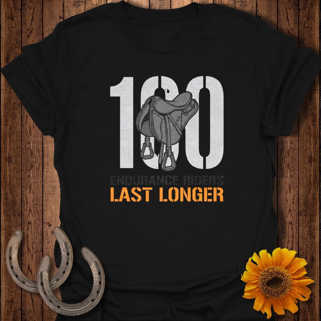 Endurance Riders Last Longer Black T-Shirt