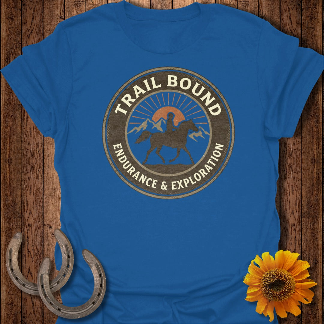 Trail Bound Endurance & Exploration Design T-shirt